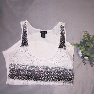 Sparkly tank tops